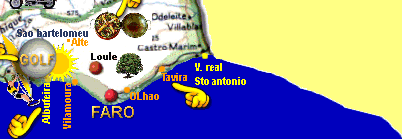 plan du portugal, avec les villes